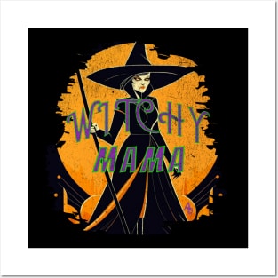 Halloween Witch Mamma Posters and Art